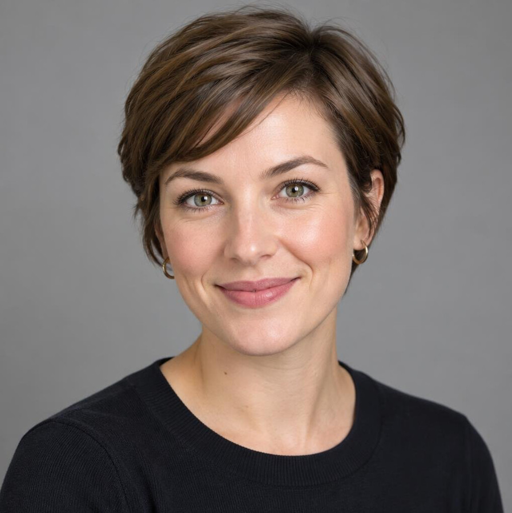Portrait of a media production team member smiling